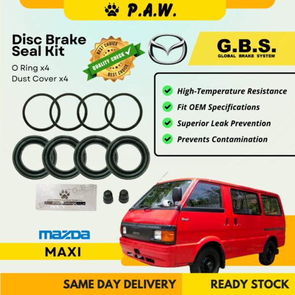 GBS Disc Brake Seal Kit For MAZDA MAXI (Front) (Half Set)