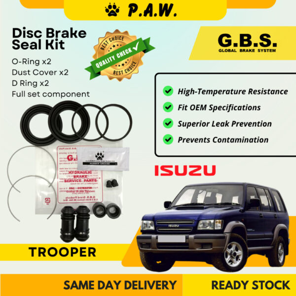 GBS Disc Brake Seal Kit For ISUZU TROOPER (Front) (Full Set)