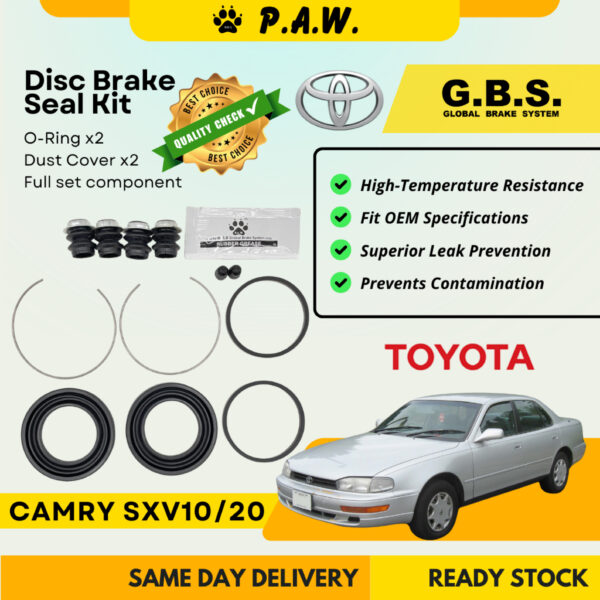 GBS Disc Brake Seal Kit For TOYOTA CAMRY SXV10 SXV20 (Front) (Full Set)