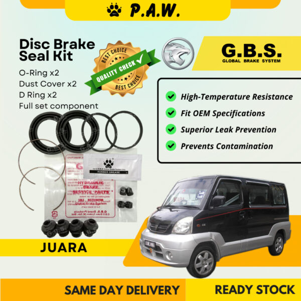 GBS Disc Brake Seal Kit For PROTON JUARA (Front) (Full Set)