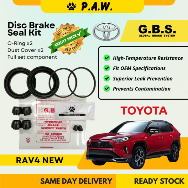 GBS Disc Brake Seal Kit For TOYOTA RAV4 NEW (Front) (Full Set)