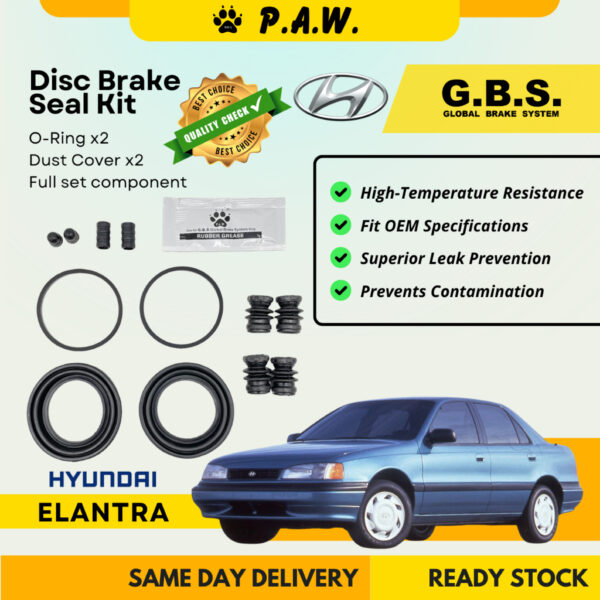 GBS Disc Brake Seal Kit For HYUNDAI ELANTRA (Front) (Full Set)