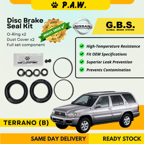 GBS Disc Brake Seal Kit For NISSAN TERRANO (B) (Rear) (Full Set)