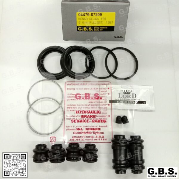 Second image of GBS Disc Brake Seal Kit For PERODUA KENARI KELISA (Front) (Full Set)