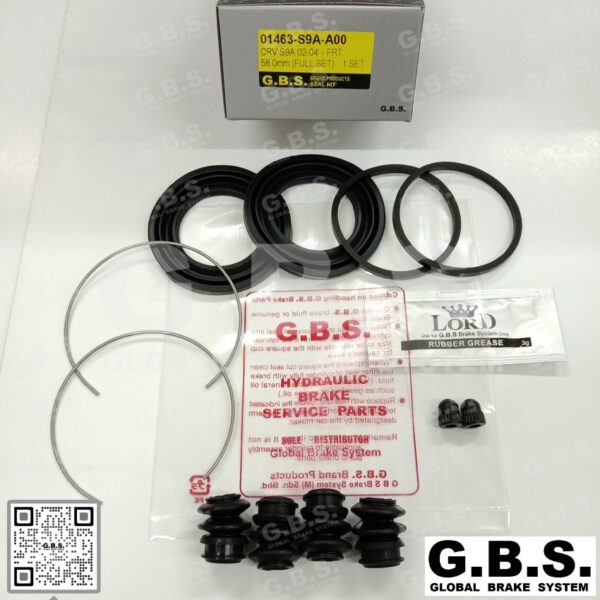 GBS Disc Brake Seal Kit For CRV RD S9A 2.0/2.4, Civic FC2 GL 2.0 (Front) (Full Set)