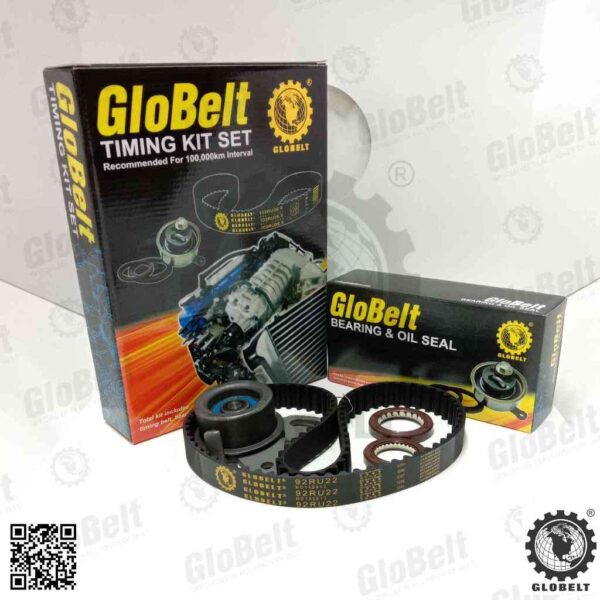 Globelt Timing Belt Kit Set For Saga 12V, Wira 1.3/1.5, satria 1.3  (92RU22)