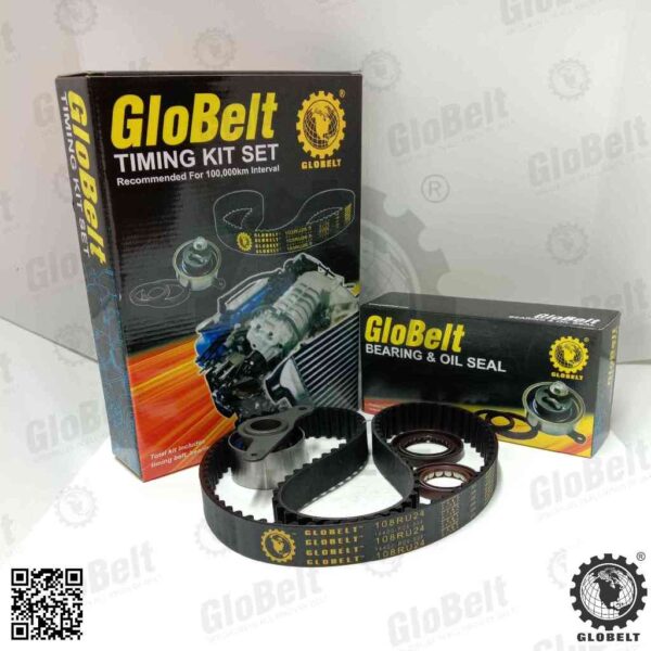 Globelt Timing Belt Kit Set For Honda Accord SA6Y 1.8 2.0 SE3 CA5 SC SOHC SingleCam A20A  (108RU24)