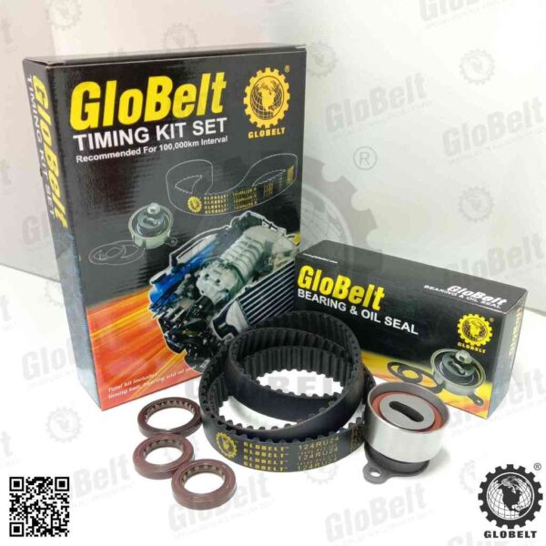 Globelt Timing Belt Kit Set For Honda Civic SH4 1.6 ZC (TWIN CAM) (124RU24)