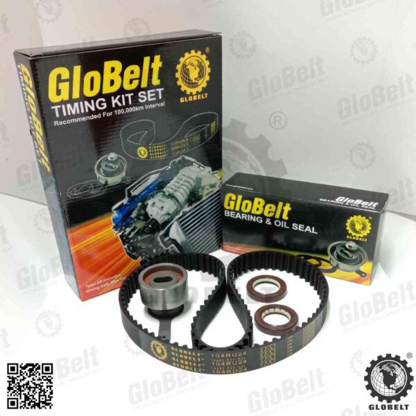 Globelt Timing Belt Kit Set For Honda Civic SO4 1.6  (104RU24)