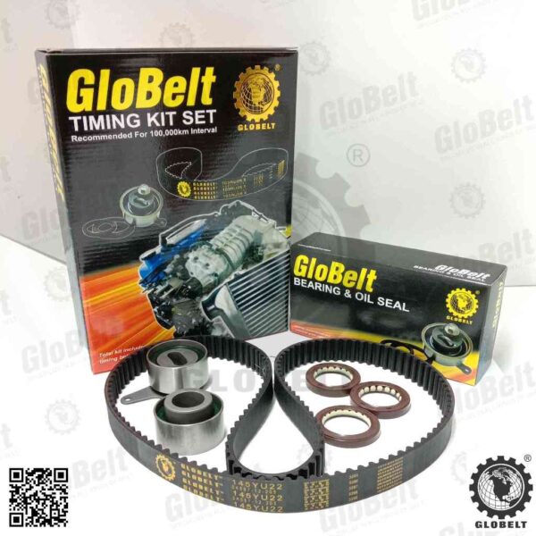 Globelt Timing Belt Kit Set For Kia Sephia 1.5 Ford TX3 1.8 Ford LYNX 1.8  (145YU22)