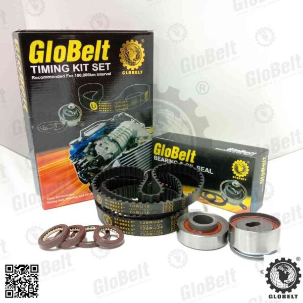 Globelt Timing Belt Kit Set For Honda Accord SM4 (TWIN CAM) CB4  (126RU24)