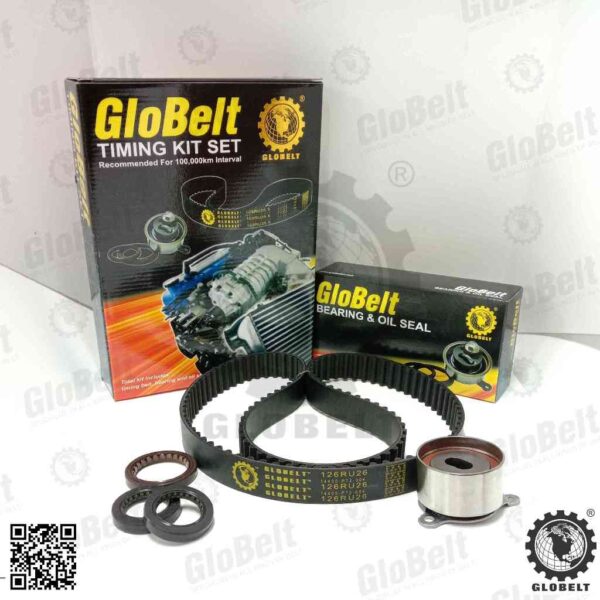 Globelt Timing Belt Kit Set For Honda Civic SR4 B16B B16C VTEC Integra 1.8 B18A B18C (TWIN CAM) (126RU26)