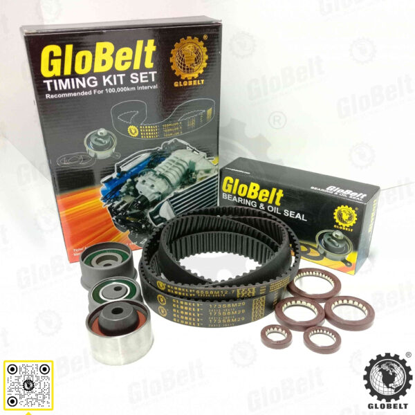 Globelt Timing Belt Kit Set For Kia Optima Hyundai Sonata 5 Trajet 2.0 2001 (2005  (173S8M29 65S8M12.7)