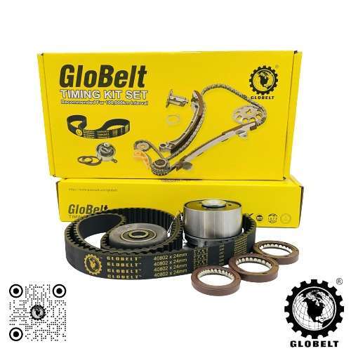 Globelt Timing Belt Kit Set For Chevrolet Cruze 1.6 & 1.8 16V  (146S8M24)