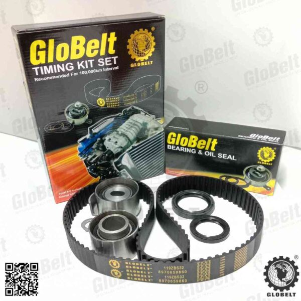 Globelt Timing Belt Kit Set For *ISUZU TROOPER 4JG1/4JG2,*ISUZU NHR 2.8 4JB1  (119ZBS32 )