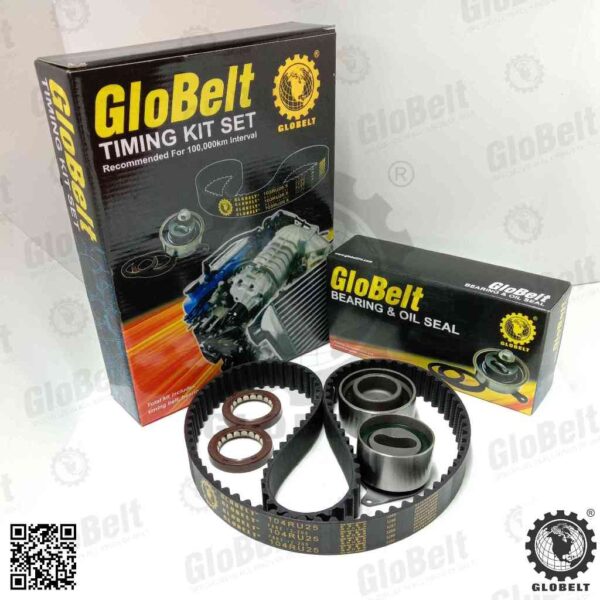 Globelt Timing Belt Kit Set For Ford Spectron E1800 , Ford Bongo 1.8 8V  (104RU25)