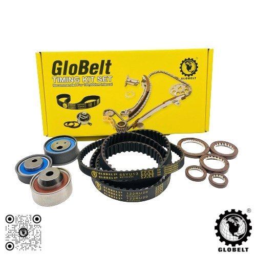 Globelt Timing Belt Kit Set For Mitsubishi Grandis NA4W 4G69 2.4 Airtrek (No Turbo) (122RU20,65YU13)