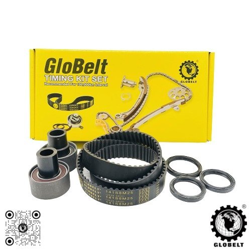 Globelt Timing Belt Kit Set For Nissan Skyline R31 / R32 ,Cefiro A31 RB20/RB25/RB26, DOHC  (141S8M25 )