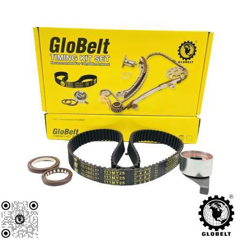 Globelt Timing Belt Kit Set For PERODUA KELISA NEW 1.0 / KENARI NEW 1.0 , PERODUA VIVA 1.0 ,PERODUA MYVI 1.0  (111MY25)