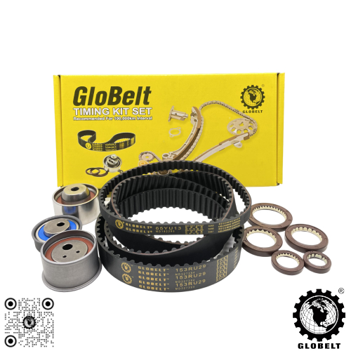 Globelt Timing Belt Kit Set For Mitsubishi VR4 2.0 4G63 EVO (TWIN CAM) (153RU29,65YU13)