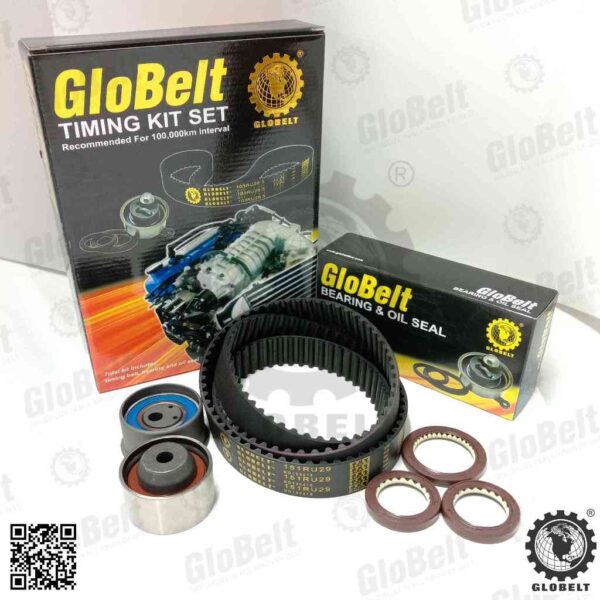 Globelt Timing Belt Kit Set For Mitsubishi Mirage VR4 1.6 4G61  (151RU29)