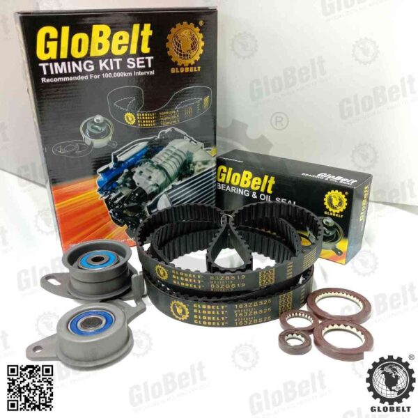 Globelt Timing Belt Kit Set For Mitsubishi Pajero L049 Old Diesel  (163ZBS25,83ZBS19)
