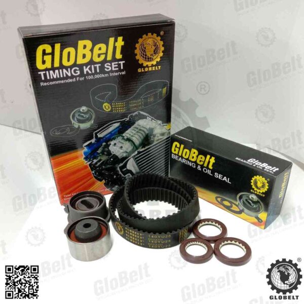 Globelt Timing Belt Kit Set For VR4 Lancer 1.5 4G15 TC TwinCam DOHC  (140YU25)