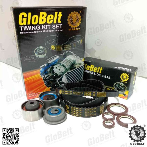 Globelt Timing Belt Kit Set For Mitsubishi Pajero V31 V34 L400 4G64 Cherry Easter 2.4  (124RU29,65YU13)