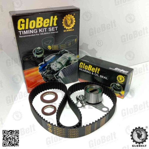 Globelt Timing Belt Kit Set For TOYOTA 2L2 3L 5L DYNA LH80 LN106 HILUX 2.5 2.8  (129R31)