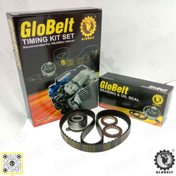 Globelt Timing Belt Kit Set For Toyota Corolla AE80 8V 1.3  (88ZA19)