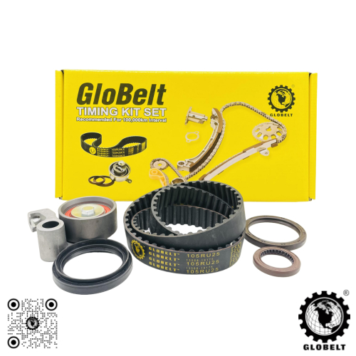 Globelt Timing Belt Kit Set For Toyota Land Cruiser 4.2,Prado 4.2 (1995) HDJ101,HDJ80,1HD  (105R25)