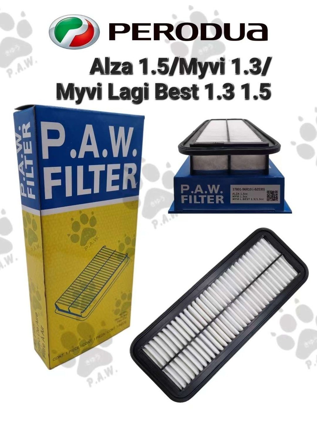 Air Filter for Perodua Myvi 1.3/1.5 & Alza 1.5 Myvi Lagi Best