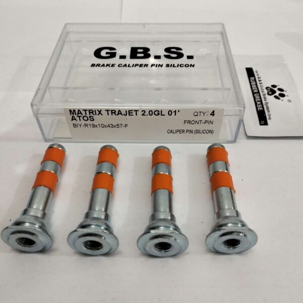 Front Disc Brake Caliper Pin for HYUNDAI MATRIX FC 1.6 1.8, TRAJET 2.0GL, ATOS PRIMAS (HALF SET)