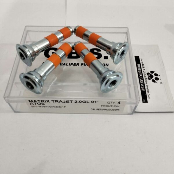 Second image of Front Disc Brake Caliper Pin for HYUNDAI MATRIX FC 1.6 1.8, TRAJET 2.0GL, ATOS PRIMAS (HALF SET)