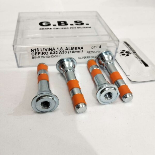 Front Disc Brake Caliper Pin for NISSAN N16 1.8, LIVINA 1.8, ALMERA, CEFIRO A32 A33 (HALF SET)