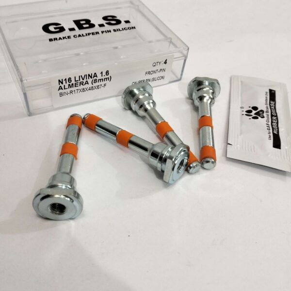 Front Disc Brake Caliper Pin for NISSAN N16 1.6, B14 LIVINA 1.6 ALMERA (HALF SET)