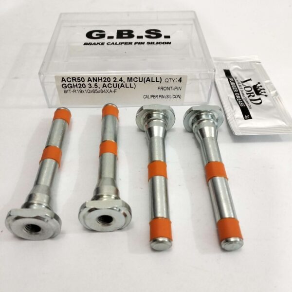 Second image of Front Disc Brake Caliper Pin for TOYOTA ALPHARD ANH20 2.4, GGH20 3.5, HARRIER 2.4 ACU, 3.0 MCU (HALF SET)