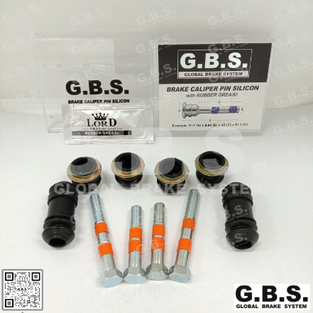 GBS Front Disc Brake Caliper Pin for PERODUA KANCIL 660 (FULL SET)
