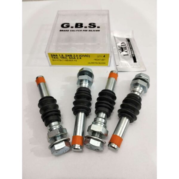 GBS Front Disc Brake Caliper Pin for HONDA CIVIC SNA 1.8, SNB 2.0, TRO, ACCORD TAO, SDA 2.4 HRV (FULL SET)