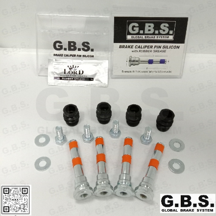 GBS Front Disc Brake Caliper Pin for PERODUA MYVI LAGI BEST, AXIA, BEZZA (FULL SET)