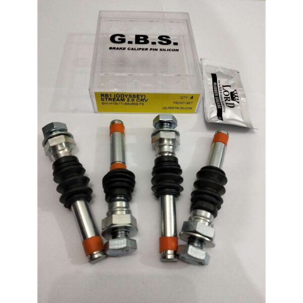 GBS Front Disc Brake Caliper Pin for HONDA ODYSSEY RB1, STREAM 2.0, CRV S10 SWA (FULL SET)