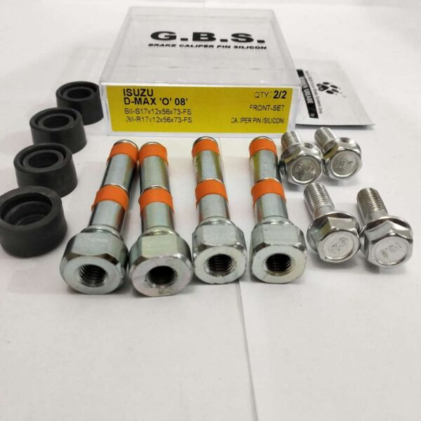 GBS Front Disc Brake Caliper Pin for ISUZU D-MAX, RODEO (FULL SET)