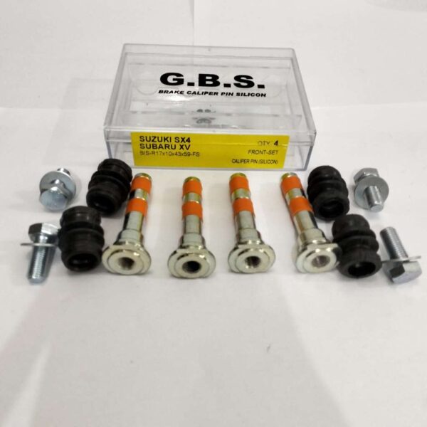 GBS Front Disc Brake Caliper Pin for SUZUKI SX4 1.6, SUBARU XV (FULL SET)