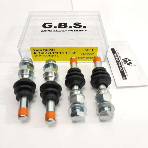 Second image of GBS Front Disc Brake Caliper Pin for TOYOTA VIOS NCP42, ALTIS ZZE121(1.6) / ZZE122(1.8) (FULL SET)