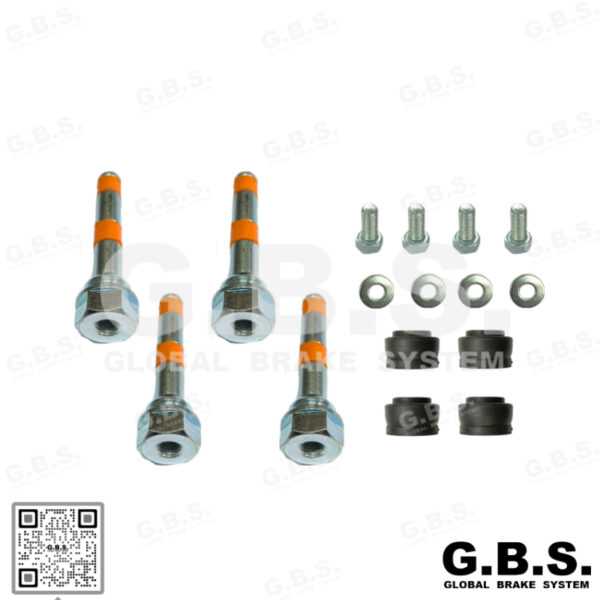GBS Front Disc Brake Caliper Pin for TOYOTA LAND CRUISER 4.7, RAV4, LEXUS & MAZDA 323 1.5, RX8 (FULL SET)