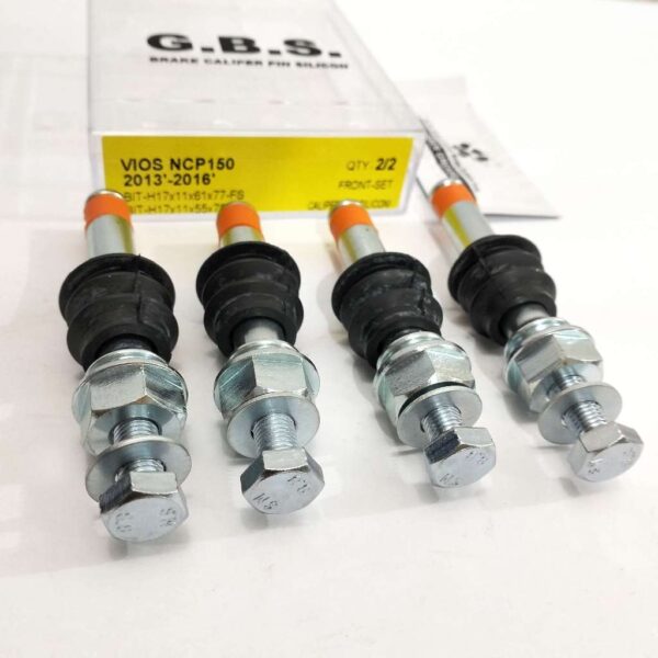 Second image of GBS Front Disc Brake Caliper Pin for TOYOTA VIOS NCP150, ACV40 (FULL SET)