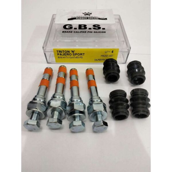 GBS Front Disc Brake Caliper Pin for MITSUBISHI TRITON, PAJERO SPORT (FULL SET)