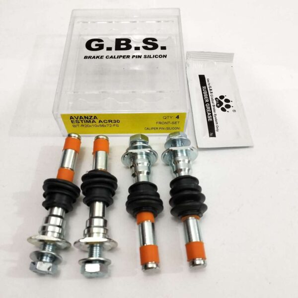 GBS Front Disc Brake Caliper Pin for TOYOTA AVANZA, ESTIMA ACR30 (FULL SET)