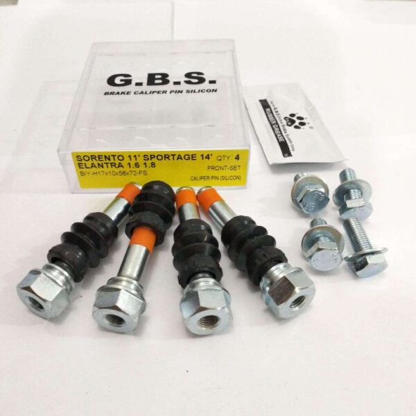 Front Disc Brake Caliper Pin for HYUNDAI SORENTO, ELANTRA XD 1.6/1.8 & KIA SPORTAGE, CERATO K3 (FULL SET)