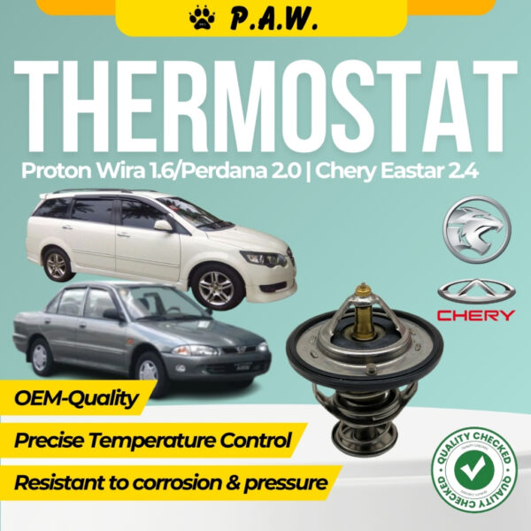 Thermostat for Proton Wira 1.6, Perdana 2.0 & Chery Eastar 2.4 76°C (With Oring)